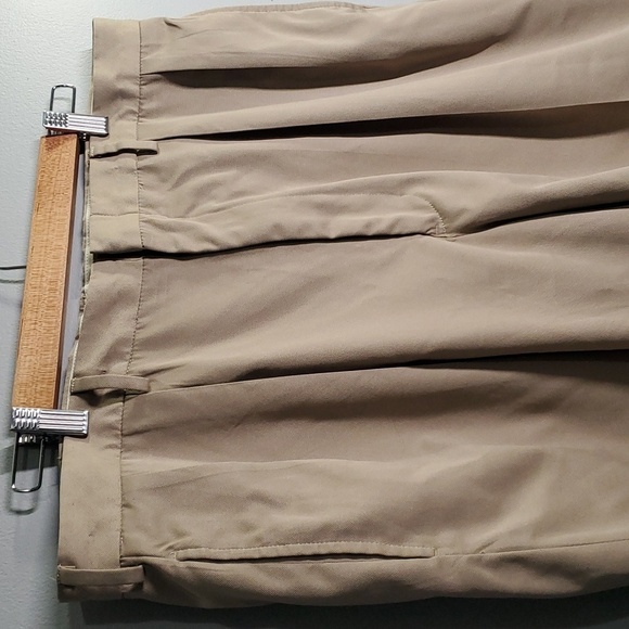 Polo Golf Ralph Lauren shorts men's size 38 tan pleated 8" inseam - Picture 6 of 11